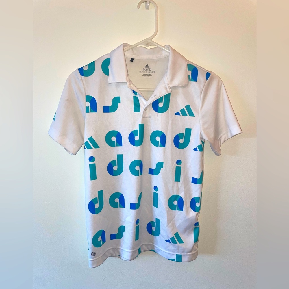 Boys Adidas collared shirt • Size 11/12• Buy one for $20 or all 5 for $55
